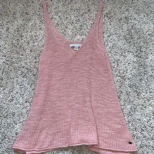 Pink American Eagle sweater tank top
